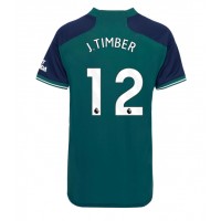 Arsenal Jurrien Timber #12 Tredjedrakt Dame 2023-24 Kortermet